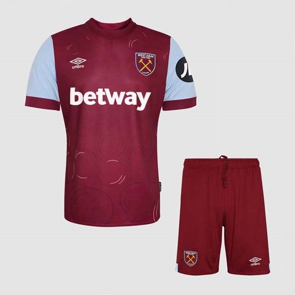 Camiseta West Ham 1ª Niño 2023-2024